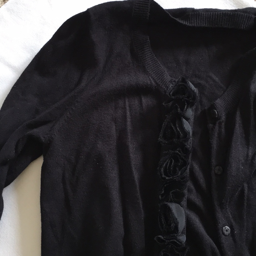 Express Design Studio black button up cardigan